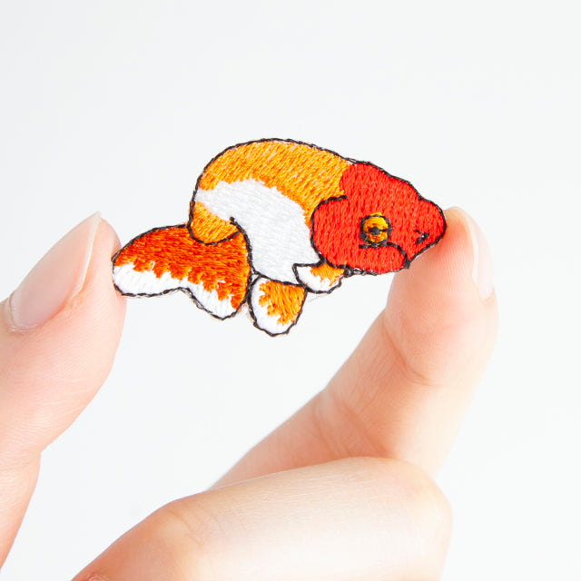 Iron-on Patch Goldfish Ranchu Goldfish