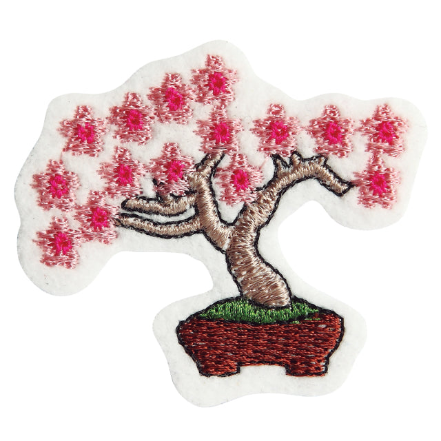 Iron-on Patch Bonsai Cherry Blossom