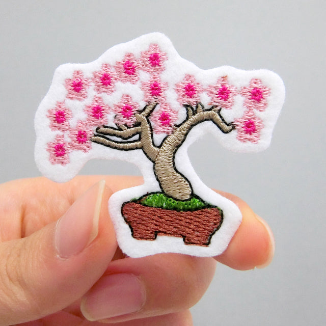 Iron-on Patch Bonsai Cherry Blossom