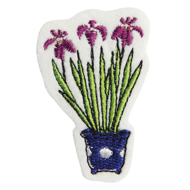 Iron-on Patch Bonsai Shiberian Iris