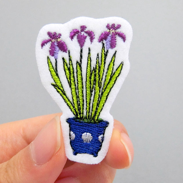 Iron-on Patch Bonsai Shiberian Iris