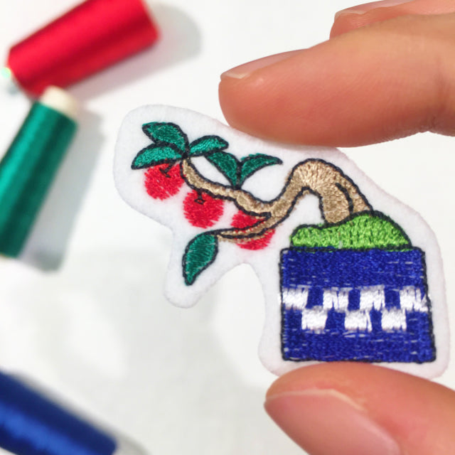 Iron-on Patch Bonsai Crabapple