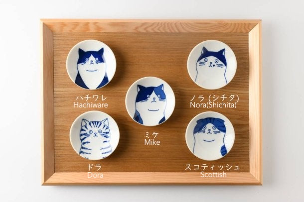 Shichita the Cat 3.2" Mini Plate - Mike