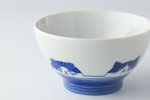 Shichita the Cat Rice Bowl