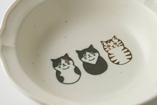Shichita Three Cats 5.5" Bowl
