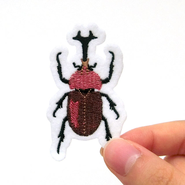 Iron-on Patch Insect Japanese Rhinoceros Beetle