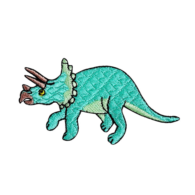 Iron-on Patch Dinosaur Triceratops
