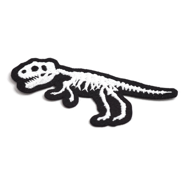 Iron-on Patch Dinosaur Tyrannosaurus Skeleton