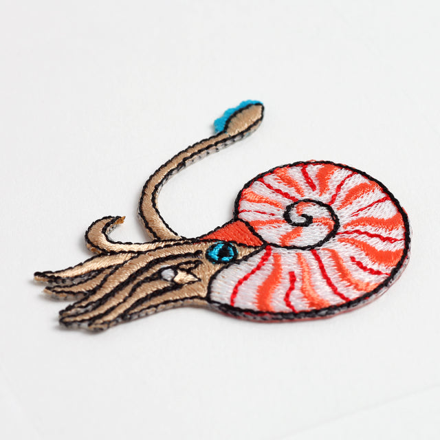Iron-on Patch Dinosaur Ammonite