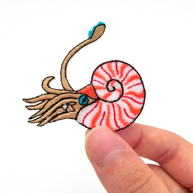 Iron-on Patch Dinosaur Ammonite