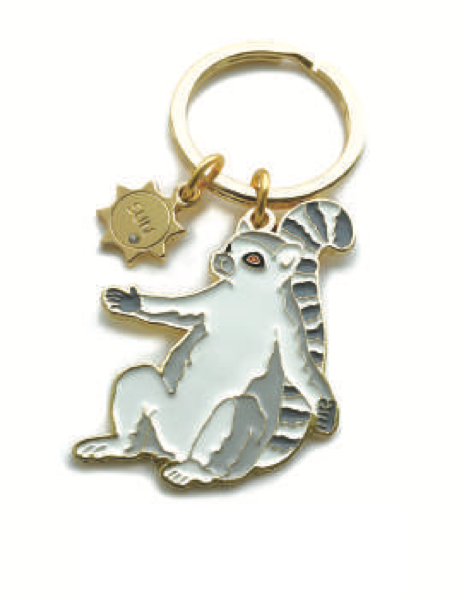 Keychain Ring-tailed Lemur