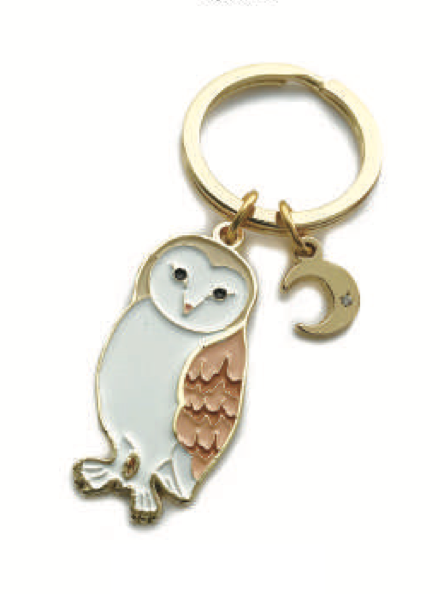 Keychain Barn Owl