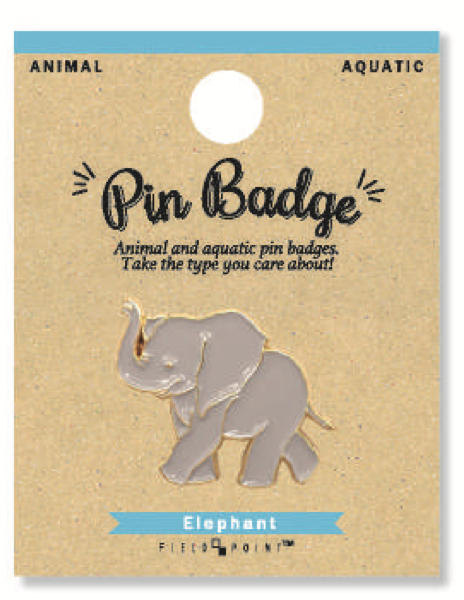 Pin Badge Elephant