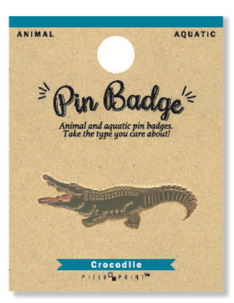 Pin Badge Crocodile