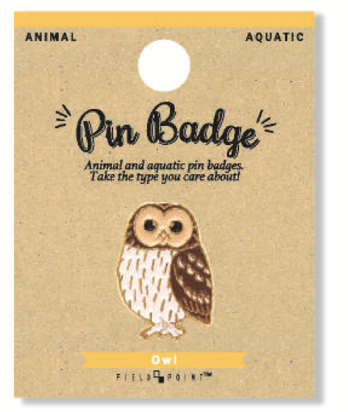 Pin Badge Owl