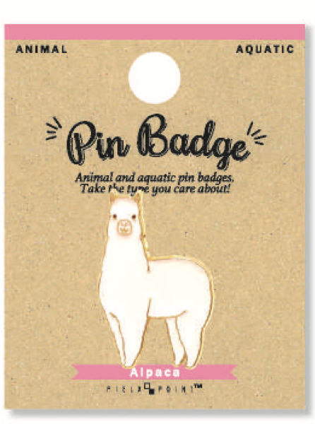 Pin Badge Alpaca