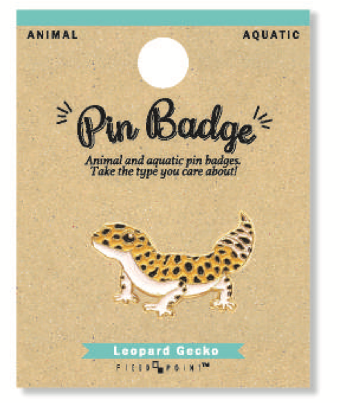 Pin Badge Leopard Gecko