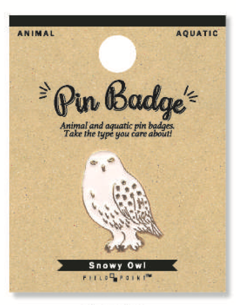 Pin Badge Snowy Owl