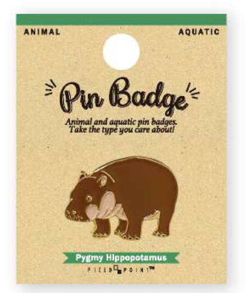 Pin Badge Pigmy Hippopotamus