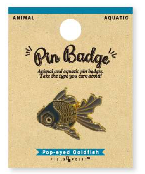 Pin Badge Pop-eyed Goldfish