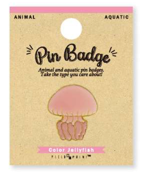 Pin Badge Color Jellyfish