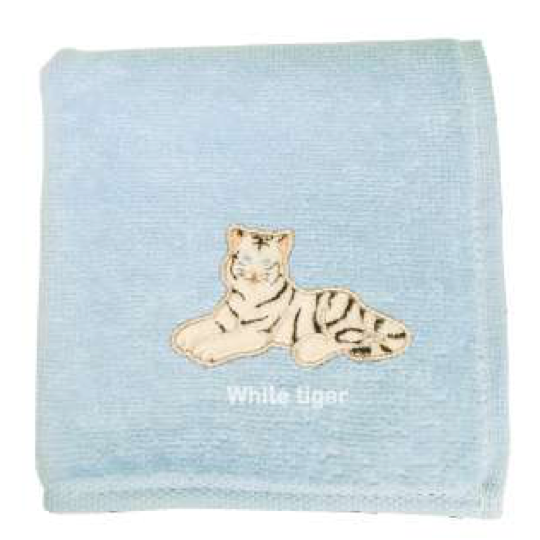 Small Hand Towel White Tiger