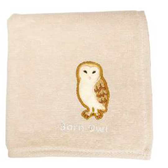 Small Hand Towel Barn Owl