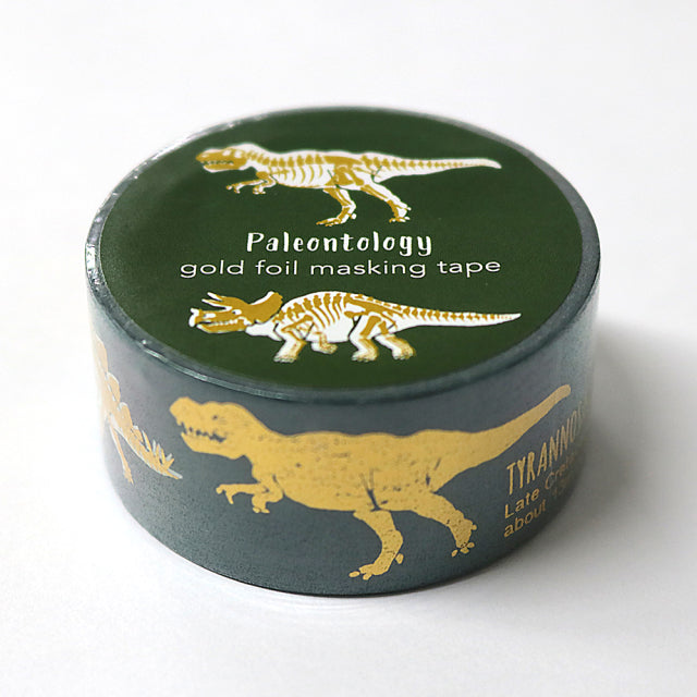 Gold Foil Masking Tape Paleontology