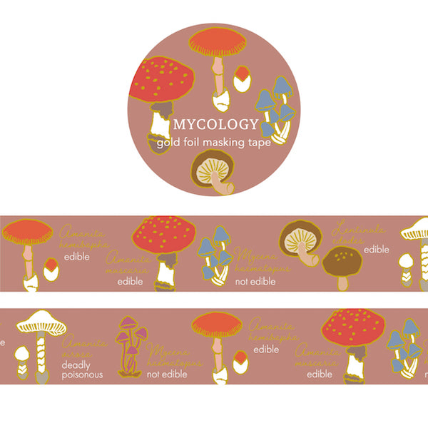 Gold Foil Masking Tape Mycology