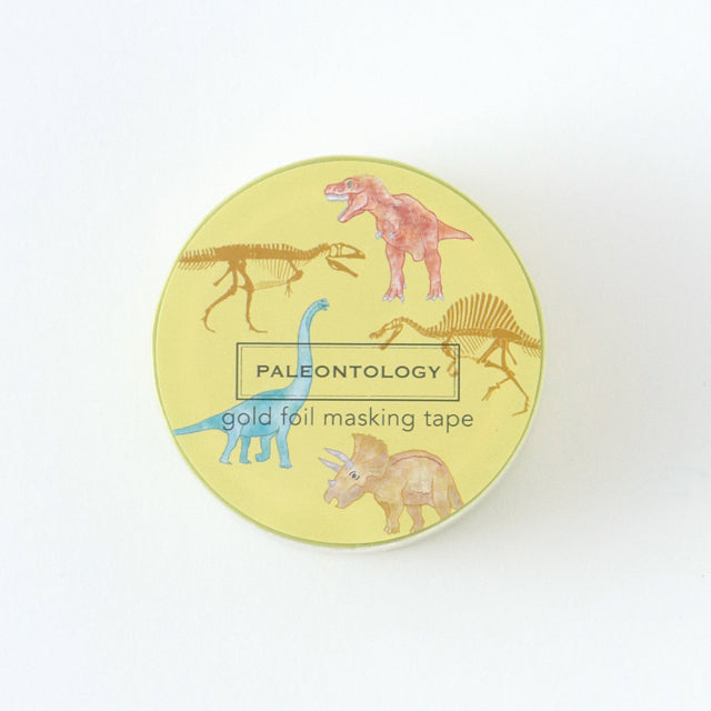 Gold Foil Masking Tape Paleontology New Theory