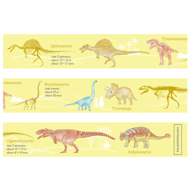 Gold Foil Masking Tape Paleontology New Theory