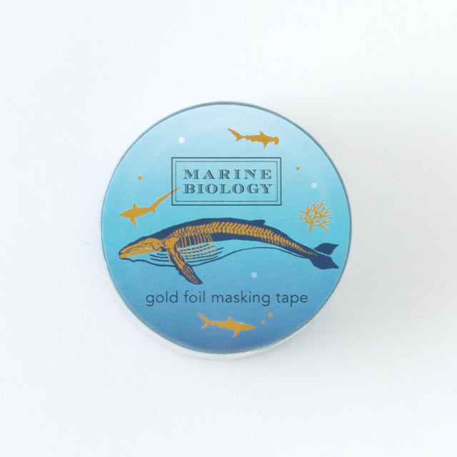 Gold Foil Masking Tape Marine Biology