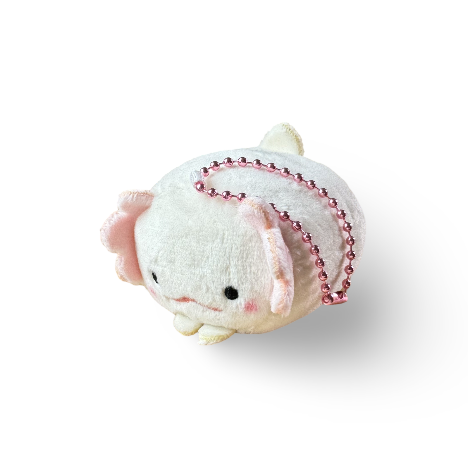 Beanie Plush Keychain Axolotl Cream Yellow