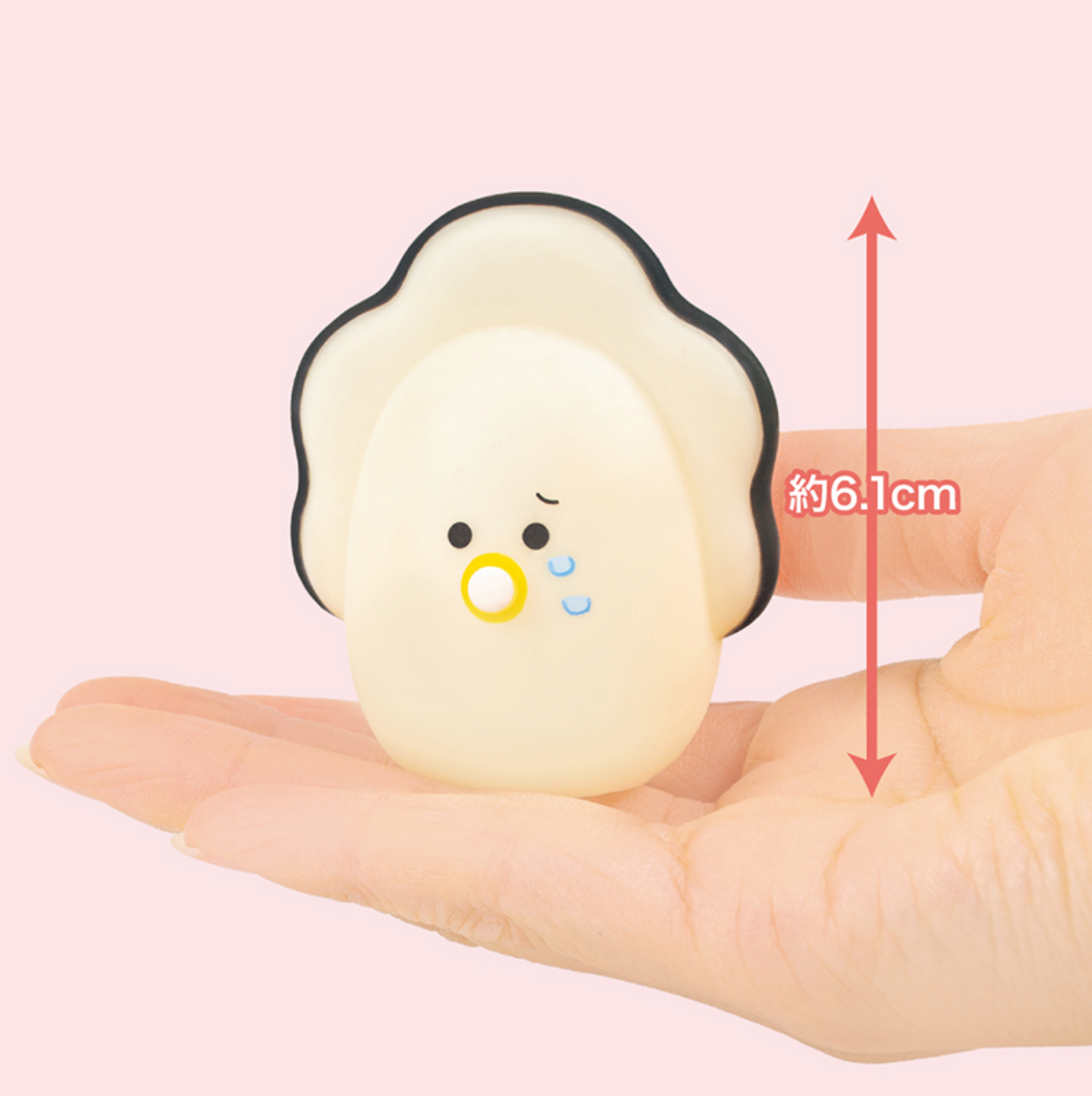 Blind Box Round Eyes Raw Oyster Soft Vinyl Figures  (10 per box)