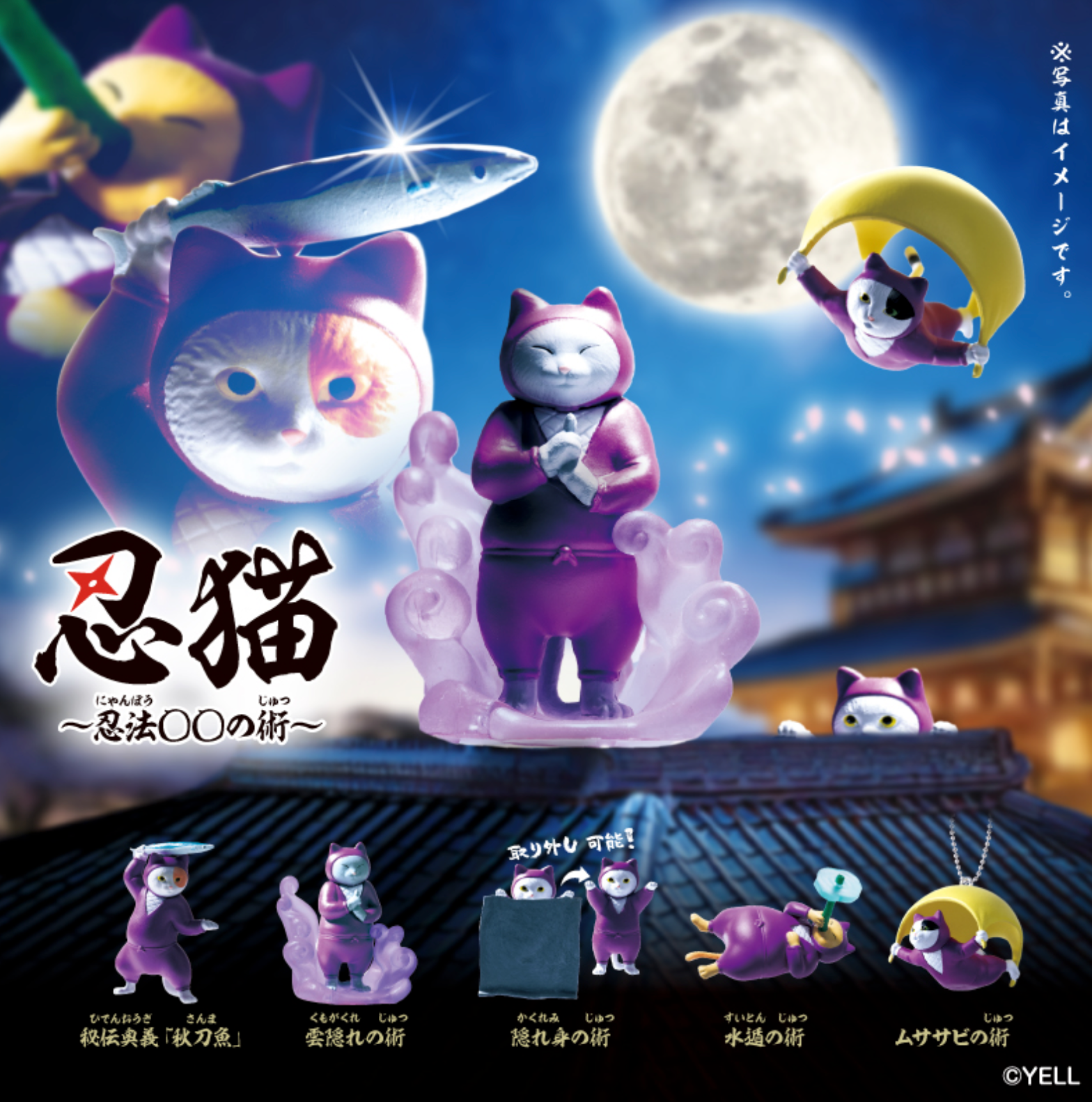 [NEW] Blind Box Ninja Cat (10 per box)