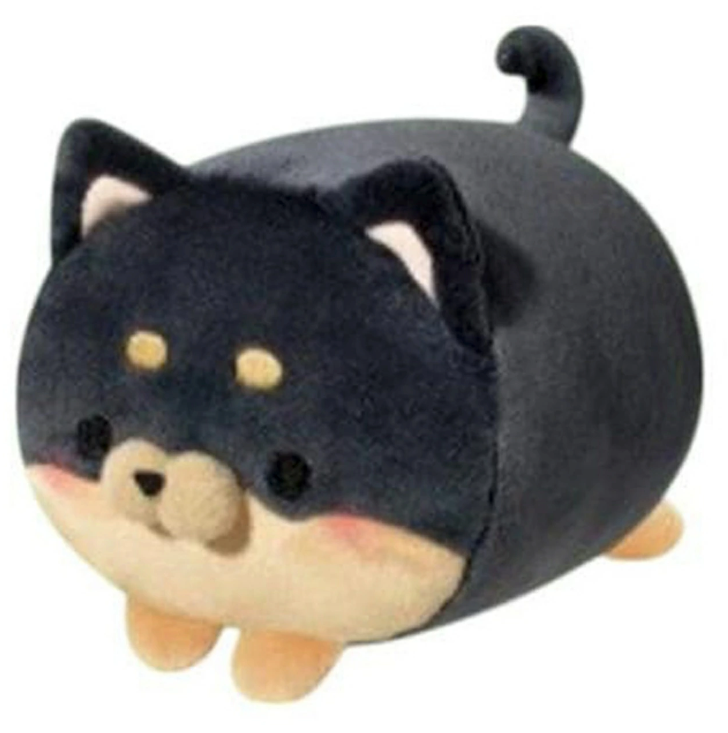 Plush Mochi Fuwa Mame Shiba Black