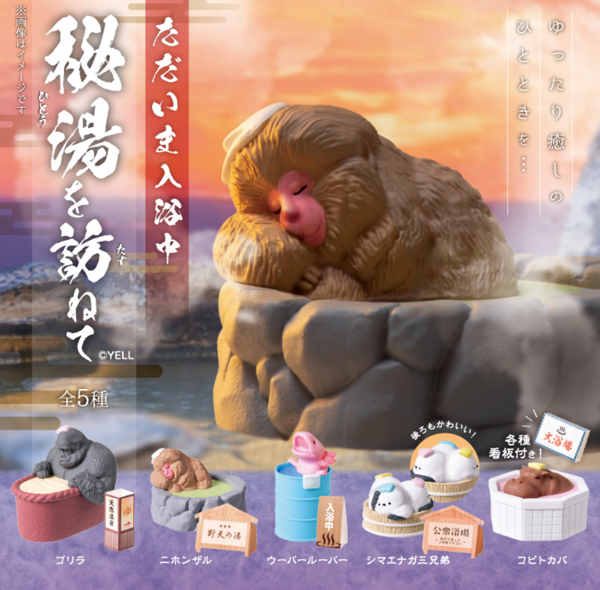 Blind Box Bath Time: Visiting Hidden Hot Springs
