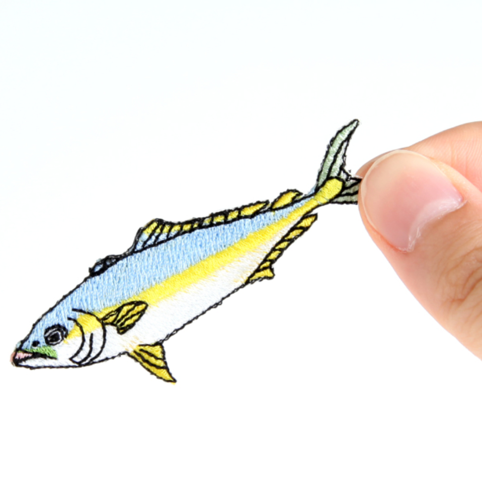 Iron-on Patch Ocean Yellowtail