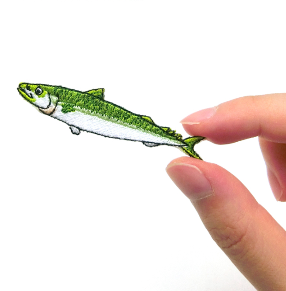 Iron-on Patch Ocean Mackerel