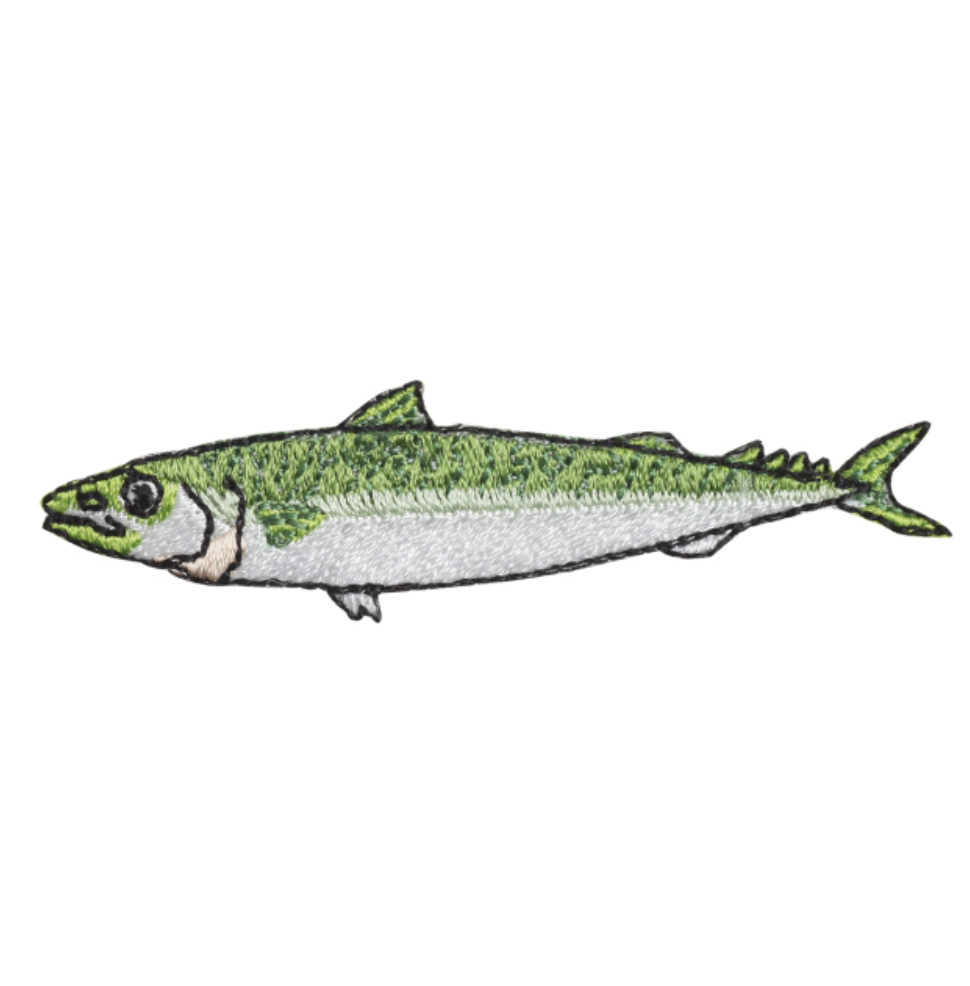 Iron-on Patch Ocean Mackerel