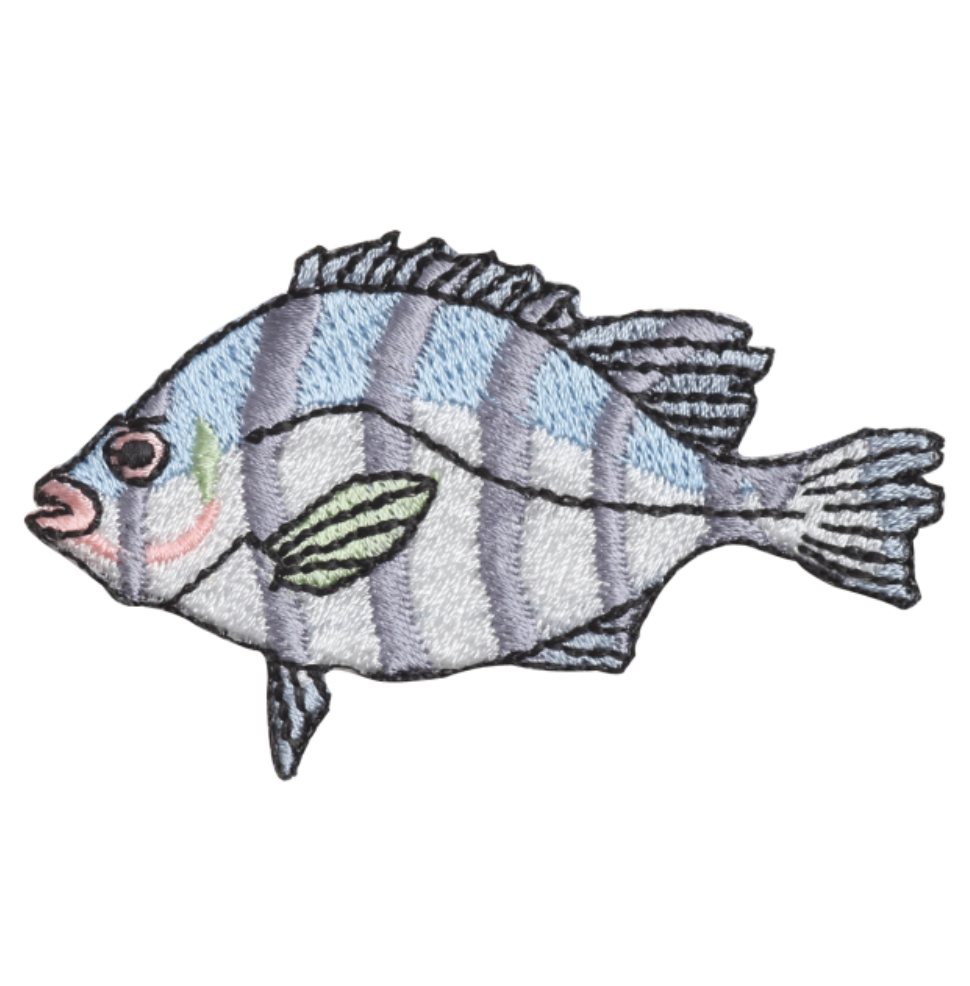 Iron-on Patch Ocean Parrot Fish