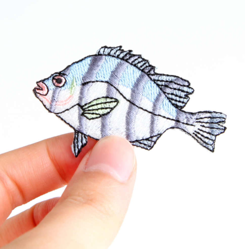 Iron-on Patch Ocean Parrot Fish