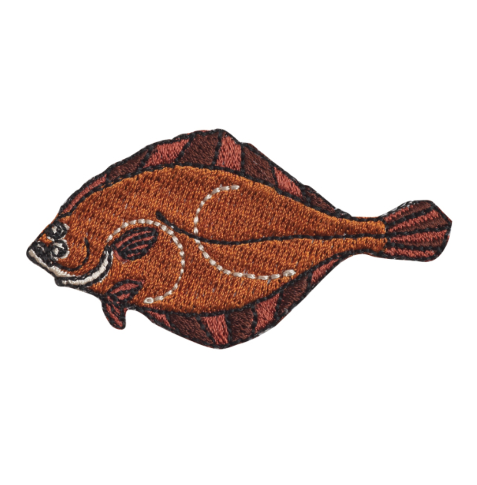 Iron-on Patch Ocean Flounder