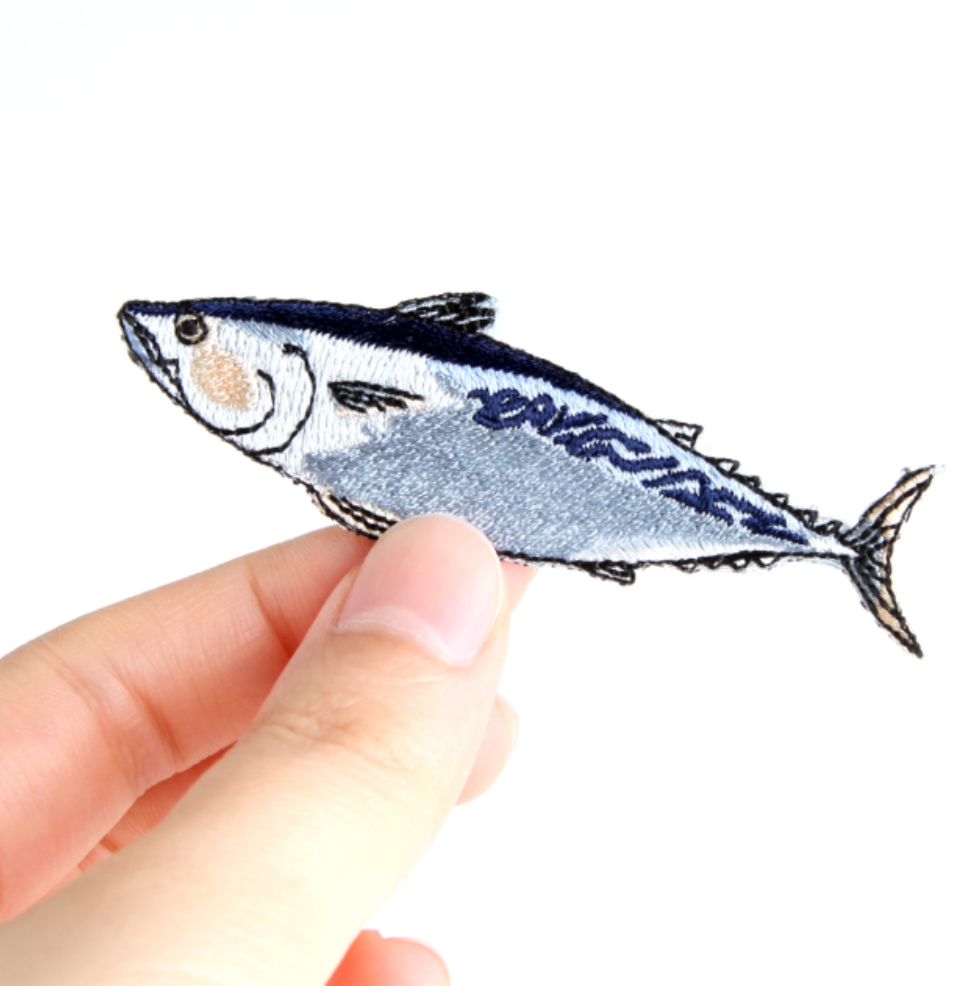 Iron-on Patch Ocean Tuna