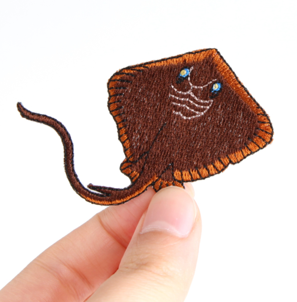 Iron-on Patch Ocean Stingray