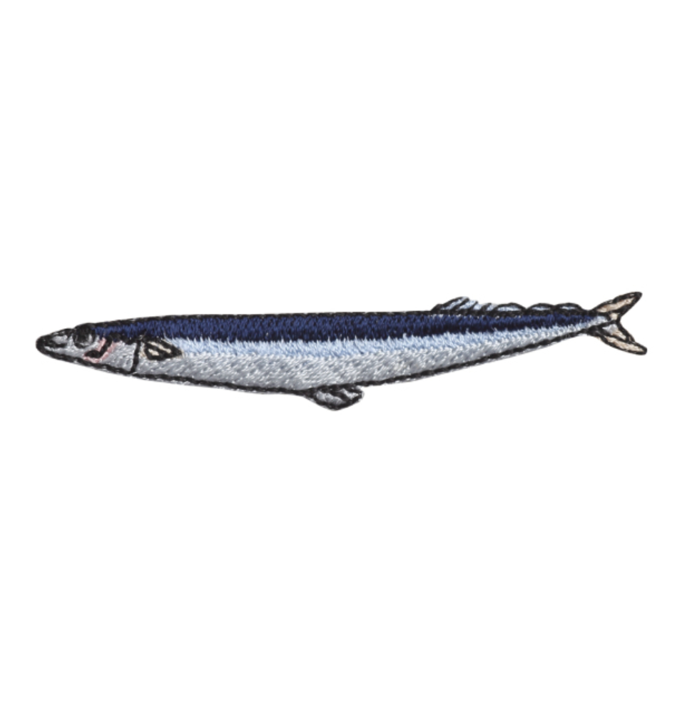 Iron-on Patch Ocean Pacific Saury