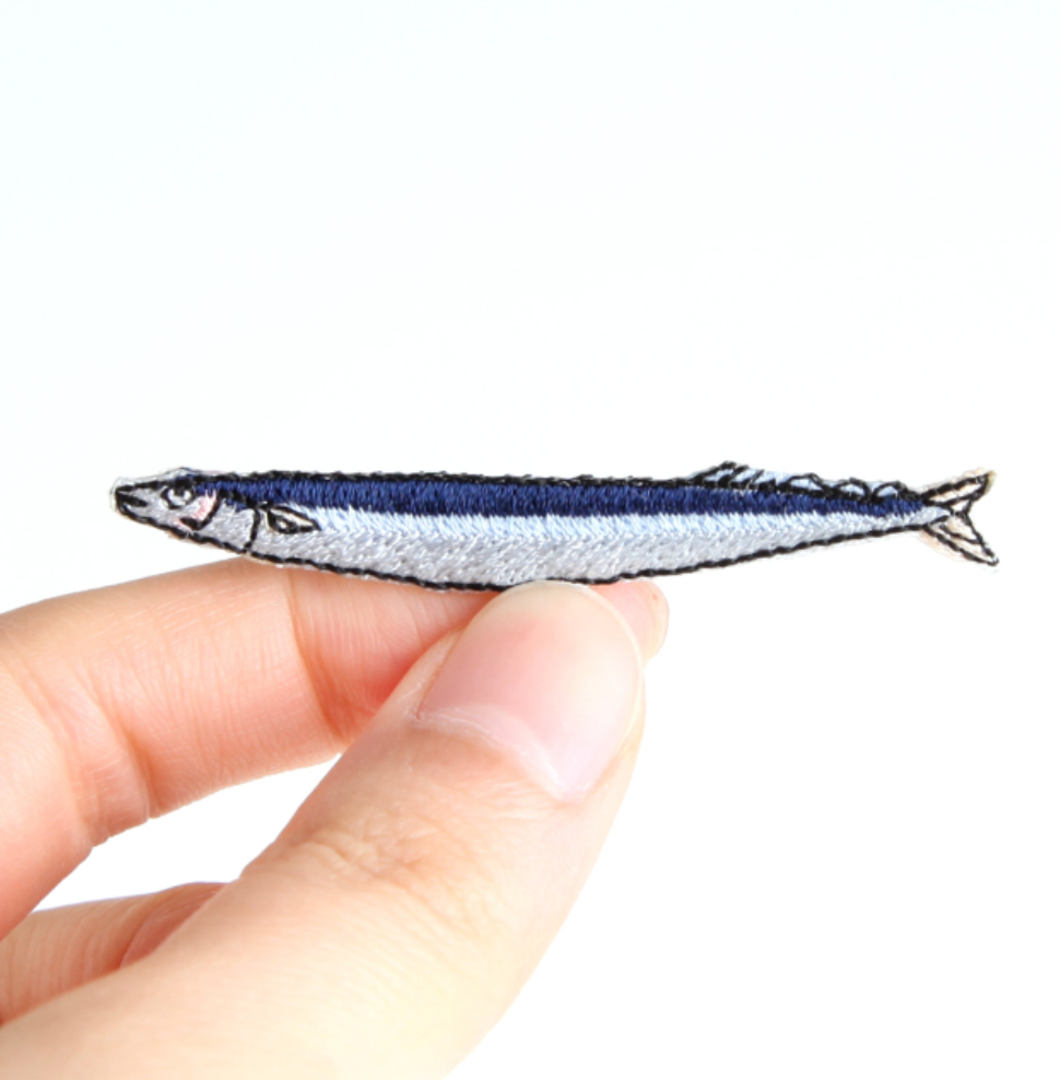 Iron-on Patch Ocean Pacific Saury