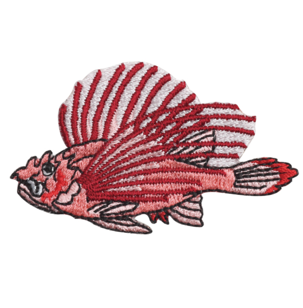 Iron-on Patch Ocean Lion Fish