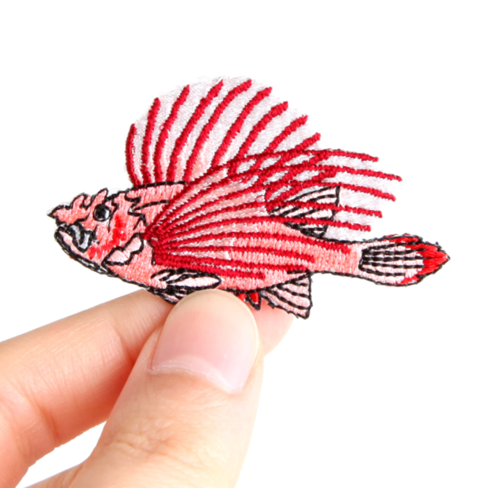 Iron-on Patch Ocean Lion Fish