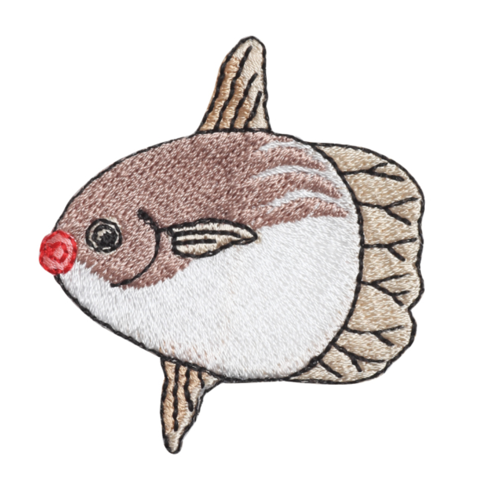 Iron-on Patch Ocean Sunfish